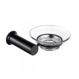 Allure Black Glass Soap Dish